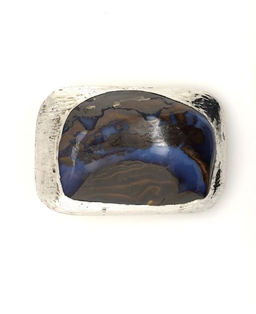 Boulder-opal-belt-buckle-silver