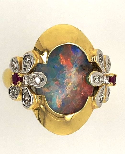 FluerdeParadis-boulder opal ring