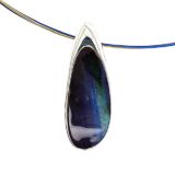 blue-opal-Slide-pendant-Silver