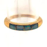 Opal-band-inlay-ring