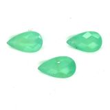 FACETED-CHRYSOPRASE-DROPS