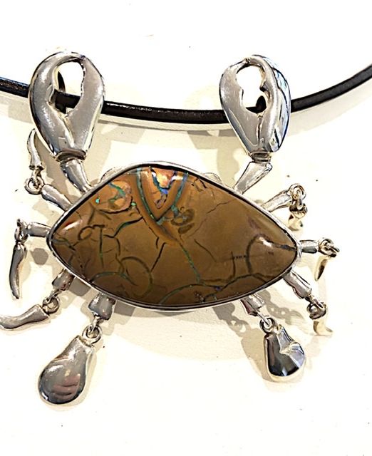 Opal-silver-crab-bolda