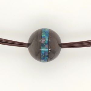 Green-Saturn-opal-bead-mosaic-boulder