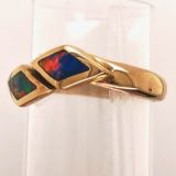 Open-kites-inlay-ring-adjustable-side-red