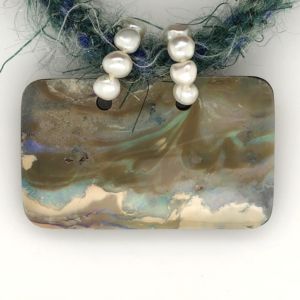 Mohair-opal-collier