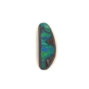 Green-boulder-opal-carved