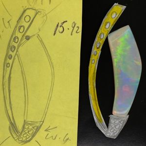 Mintabie-opal-pendant-design