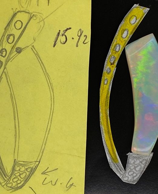 Mintabie-opal-pendant-design
