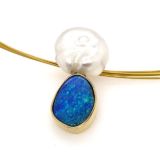 Boulder-opal-keshi-pearl-pendant