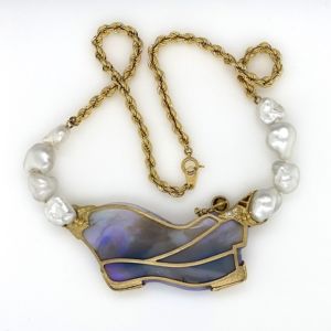 Gold-necklace-black-opal-chocolate-diamond-reverse