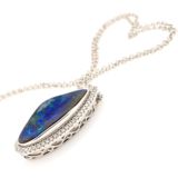 White-gold-black-boulder-opal-pendant-and-chain