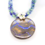 Mohair-pearls-round-boulder-Matrix-opal-neckware